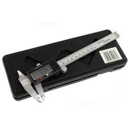 Calibro Digitale Elettronico |150mm 6" | Misura In Millimetri E Pollici | Precisione 0,02 Mm | Funzione Di Calibro